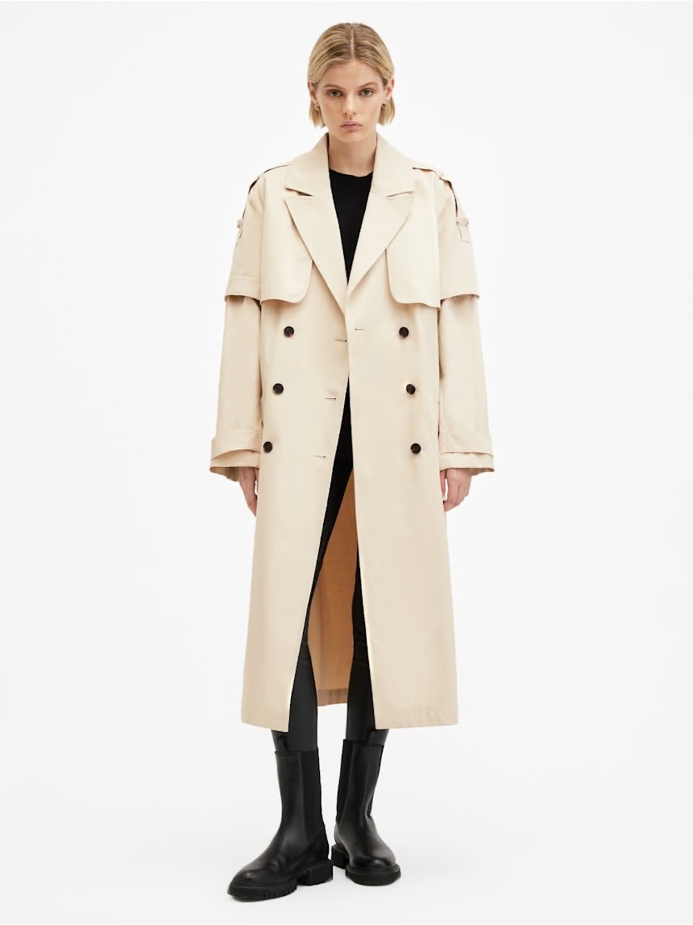 AllSaints Clyde Trench Coat